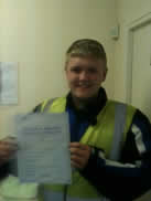 Aaron having just passed his MOD 2 test furst time with Phoenix