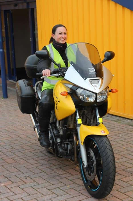 Leanna Moore Instructor Phoenix Motorcycle training Bristol & Wells