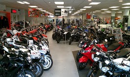 The wide selection of machines at Laguna Motorcycles