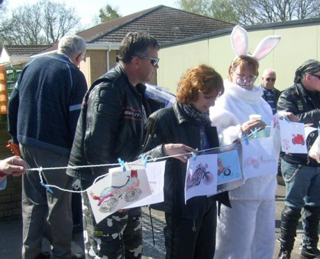 The children Made pictures of the bikes